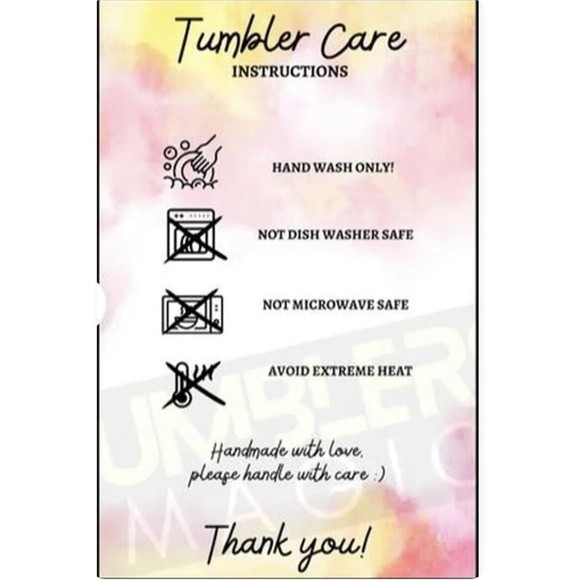 Have The Day You Deserve 20oz Skinny Tumbler Custom Drinkware w/straw Brand New - Picture 6 of 6